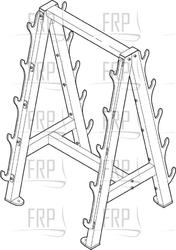 Barbell Rack - GZFW2101.2 - Product Image