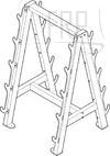 Barbell Rack - GZFW2101.3 - Product Image