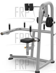 Four Way Neck - MG-404-02 - Iced Silver - Product Image Four Way Neck - MG-404-02 - Iced Silver - Product Image