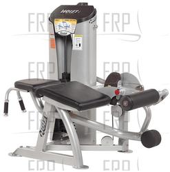 Prone Leg Curl - RS-1408 - Platinum - Image