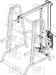 Lat & Low Row - GLA348QS - Image