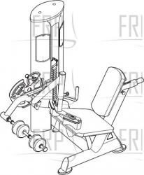 Epic Seated Leg Curl - GZFI8033.0 - Image