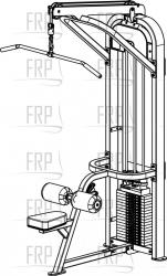 LL Lat Pulldown - 9LL-S3305CXXXXXX05WC - Cover LL Lat Pulldown - 9LL-S3305CXXXXXX05WC - Cover