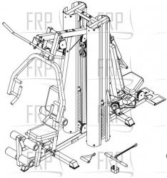 EVO Rio Grande II Home Gym - 52551 - EVO Rio Grande II Home Gym - 52551 -