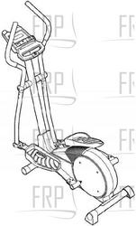 650 Cardio Cross Trainer - PFEL2922.1 - Equipment Image