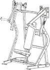 Lateral Bench Press w/Vertical Handles ISO - ILBP-V - Equipment Image