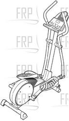 750 Cardio Cross Trainer - PFEL3802.0 - Equipment Image