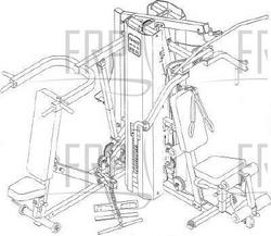 425 Home Gym 425-104 - 400 Series - Equipment Image