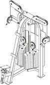 DCCP - Dual Cable Chest Press - Equipment Image DCCP - Dual Cable Chest Press - Equipment Image