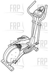 700 Cardio Cross Trainer - 831.28528.3 - Equipment Image