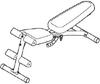 Adjustable Body Toning Bench - RBBE04040 - Equipment Image