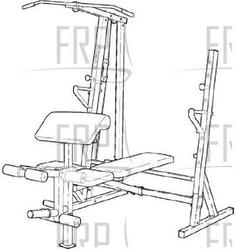 3.4 WEIGHT BENCH - IMBE4089.0 - Equipment Image
