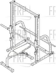 3.8 WEIGHT BENCH - IMBE4199.1 - Equipment Image