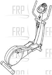 C 700 Cardio Cross Trainer - PFEL2595.0 - Equipment Image