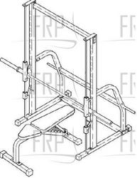 3.8 WEIGHT BENCH - IMBE4199.0 - Equipment Image
