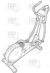 700 Cardio Cross Trainer - 831.28528.1 - Product Image