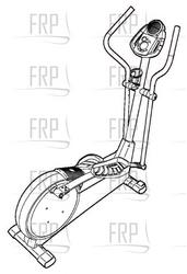 800 Cardio Cross Trainer - DRE3904.2 - Product Image