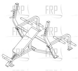 Olympic Incline Bench - 5372 - Product Image