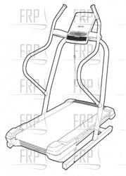 Incline Trainer X3 Interactive Treadmill - SFTL15008.0 - Product Image