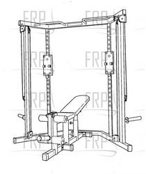 4.0 WEIGHT BENCH - IMBE4005.2 - Product Image