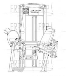 VR3 - 12050 Leg Extension (S/N A0101-G1231) - Product Image