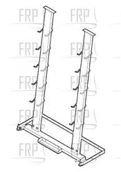 HIDDEN GROVE WEIGHT RACK - HGRK0891.1 - Product Image