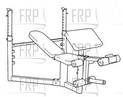 3.0 WEIGHT BENCH - IMBE30050 - Product Image