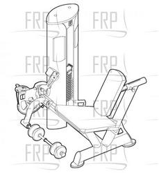 Leg Extension - GZFI8013.3 - Product Image Leg Extension - GZFI8013.3 - Product Image