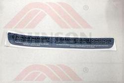 Sticker, Motor Up Cover, TM625 - Product Image