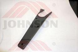 Cover, D, Arm, L, charcoal gray, TM624 - Product Image