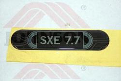 Label, Model, -SXE 7.7 - Product Image