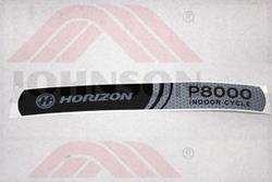 Model Decal, P8000, - Product Image