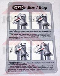 DECAL INSTRUCTION ST770 - Product Image