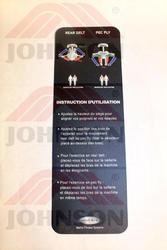 InstructionLabel, French, GM15BKM-G3 - Product Image