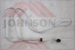 WIRE, HANDLEBAR, R, WHITE/BLUE, ARMREST BU - Product Image