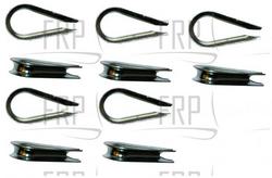 3/16" cable thimble - Product Image