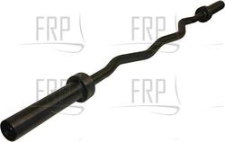 5' Black EZ Curl olympic bar - Product Image