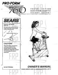 Owners Manual, 831.287572 - Product Image