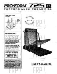 Owners Manual, PFTL43062 G01467AC - Product Image
