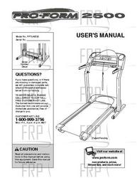 Owners Manual, PFTL49720 187171- - Product Image