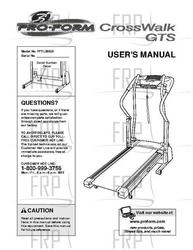 Owners Manual, PFTL39920 188703- - Product Image
