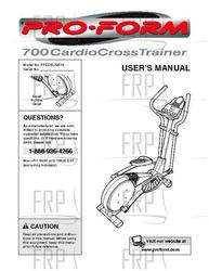 Owners Manual, PFCCEL39014,ECA - Product Image