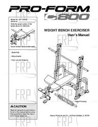 Owners Manual, 150330 - Product Image