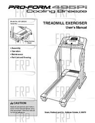 Owners Manual, 295232 220775- - Product Image