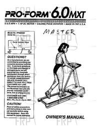 Owners Manual, PF660020 - Product Image