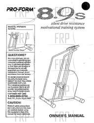 Owners Manual, PFST89042 - Product Image