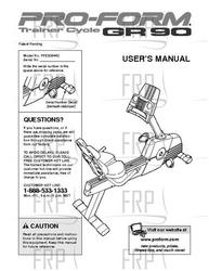 Owners Manual, PFEX38440 - Product Image