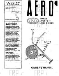 Owners Manual, WL620030 - Product Image