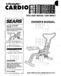 OWNER'S MANUAL - Product Image