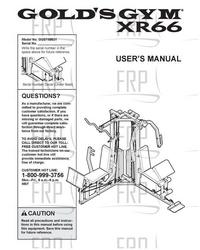 Owners Manual, GGSY69531 - Product Image